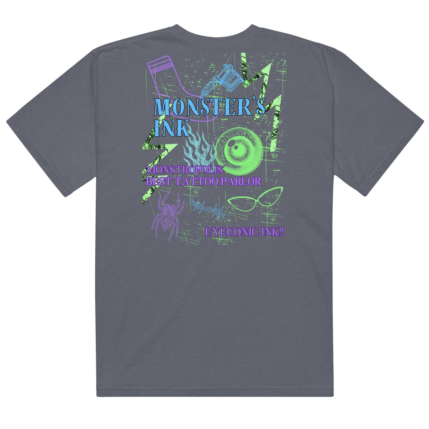 Monsters Inc Tattoo Parlor Comfort Colors Shirt