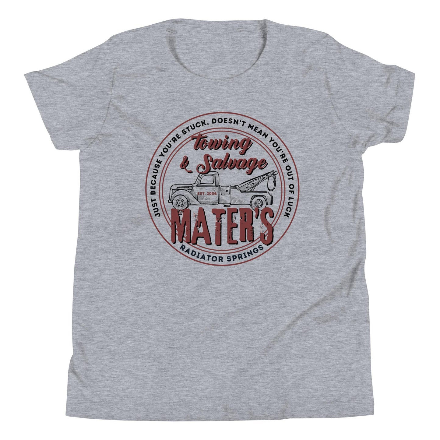 Tow Mater Disney Cars Bella Canvas Youth T-Shirt