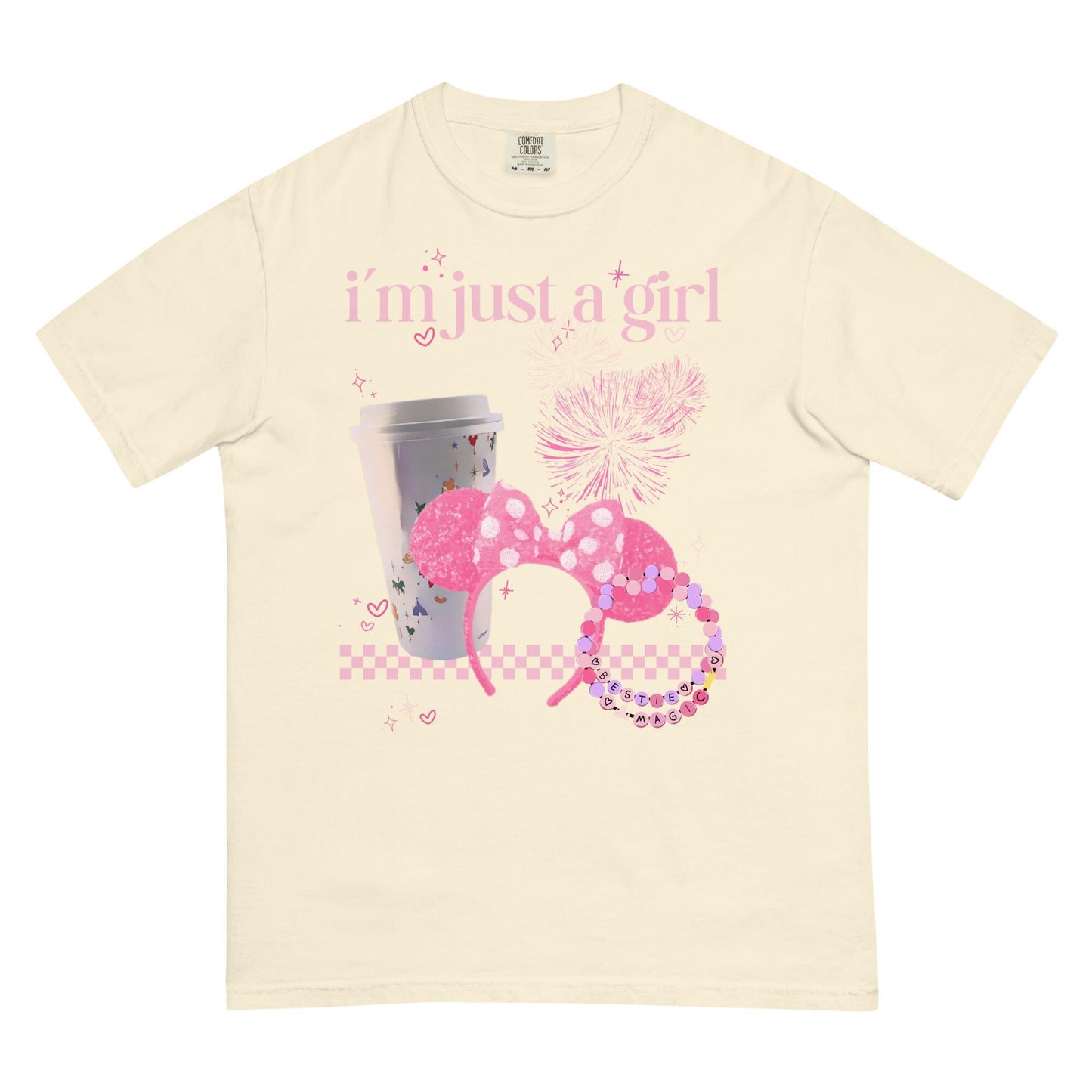 Disney Girls Trip Comfort Colors Shirt, I’m Just a Girl