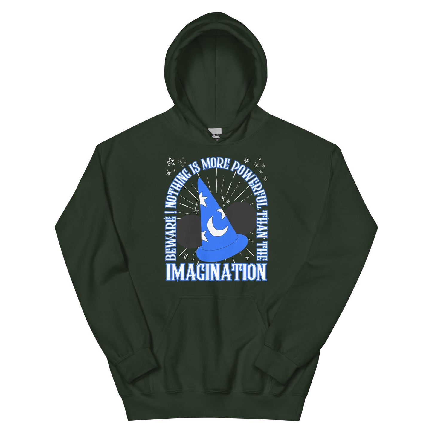 Sorcerer Mickey Fantasmic Hoodie, Disney Adult Unisex Sweatshirt