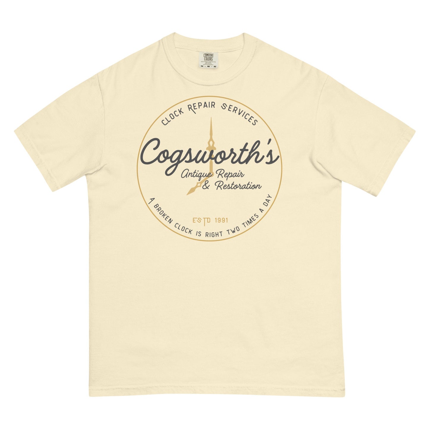 Cogsworth Beauty and the Beast Shirt, Comfort Colors, Disneyland