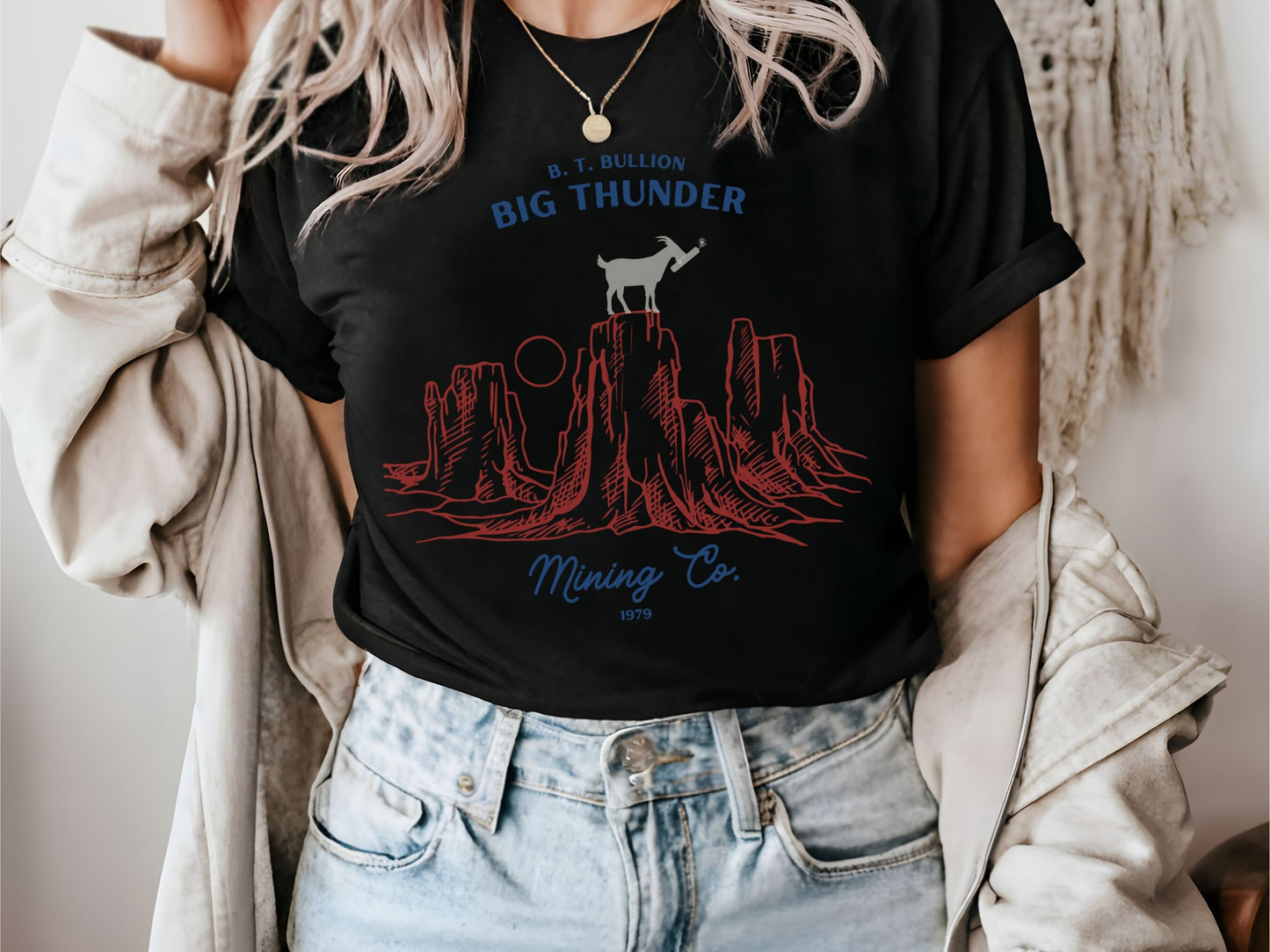 Big Thunder Mountain Goat Dynamite Disney Shirt, Bella Canvas Tee