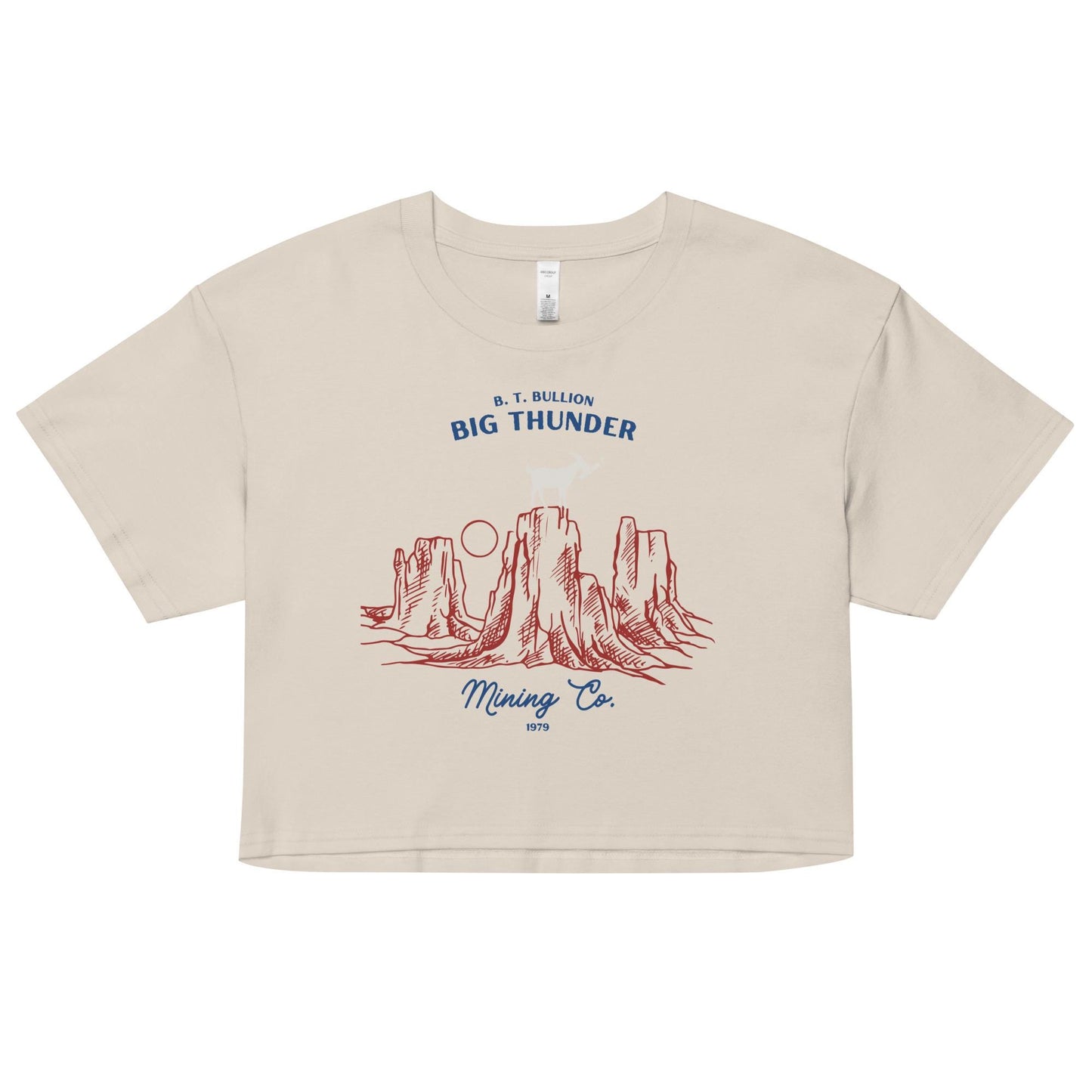 Big Thunder Mountain Crop Top, Magic Kingdom, Women's Cotton Shirt