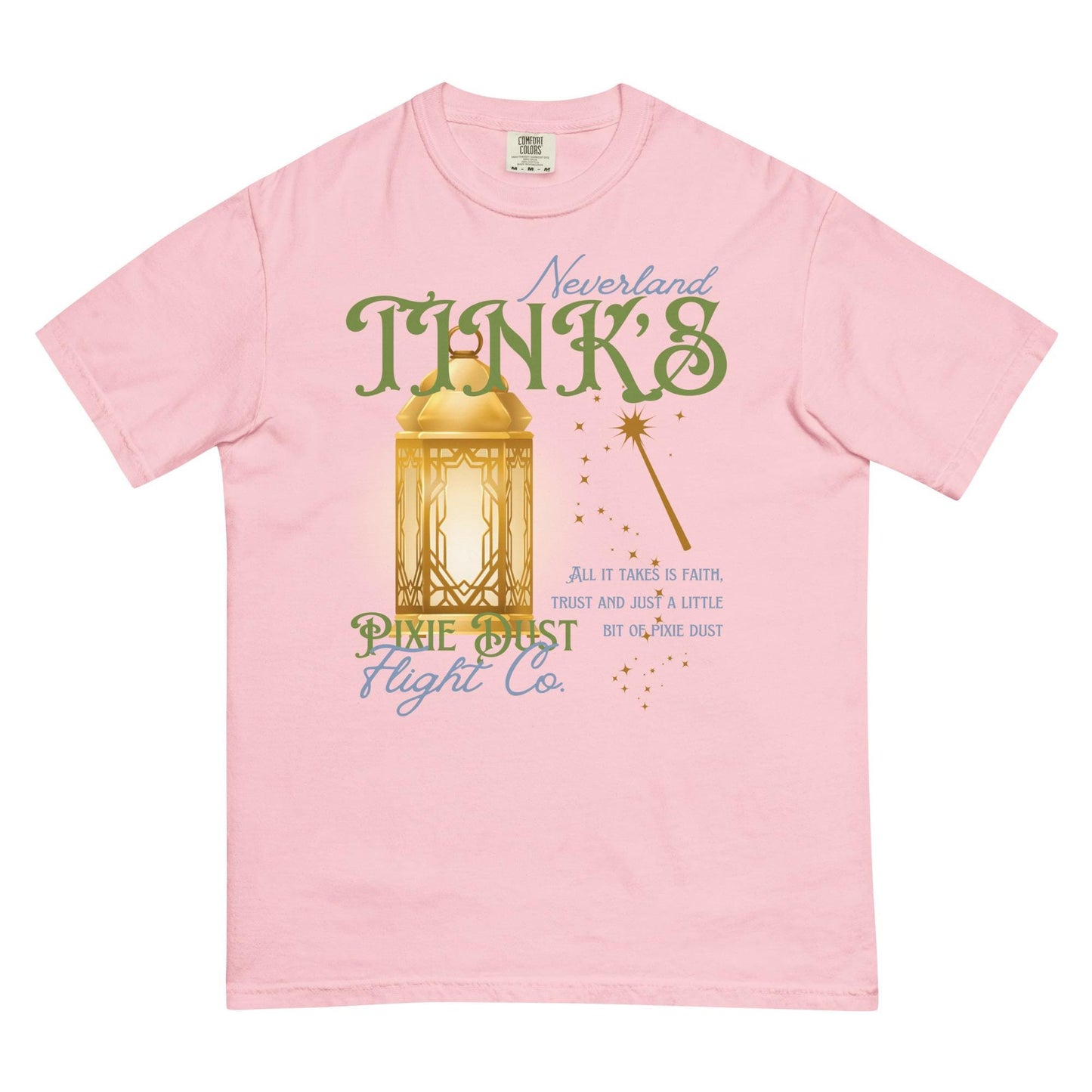 Tinkerbell Inspired Comfort Colors Shirt, Disney Peter Pan Family Matching Tee