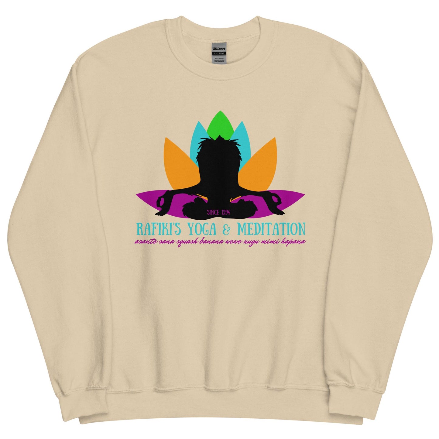 Rafiki's Yoga Sweatshirt: Lion King Inspired Crewneck