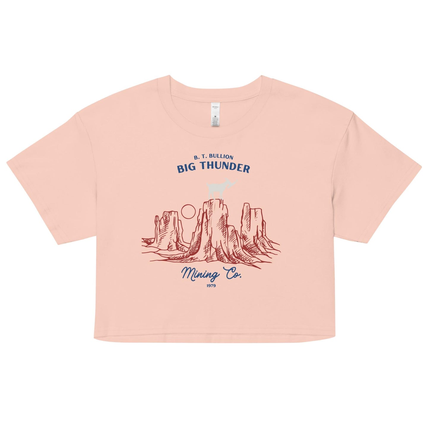 Big Thunder Mountain Crop Top, Magic Kingdom, Women's Cotton Shirt