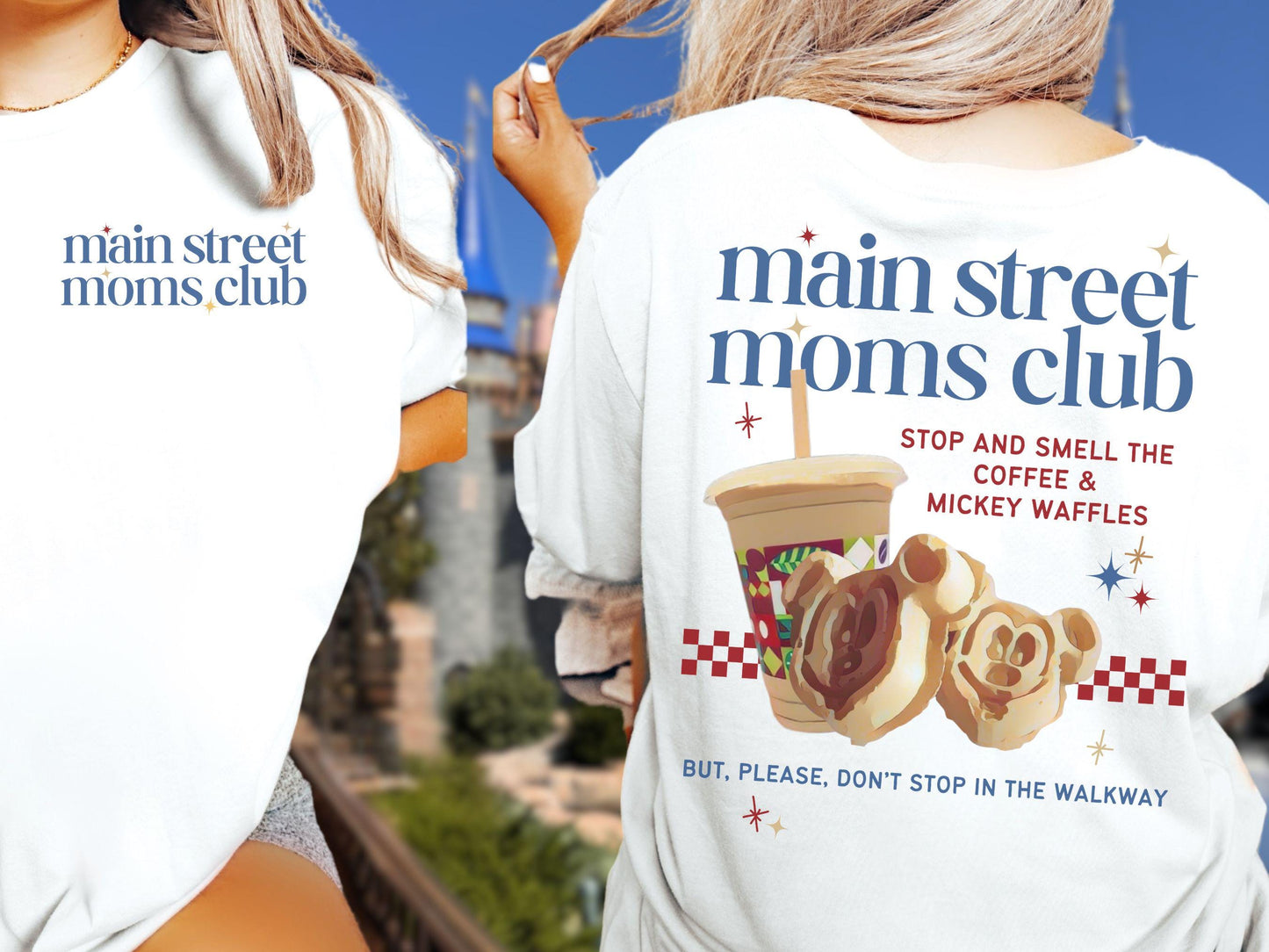 Main Street Moms Club™ Collection Comfort Colors Shirt, Disney Mom Shirt