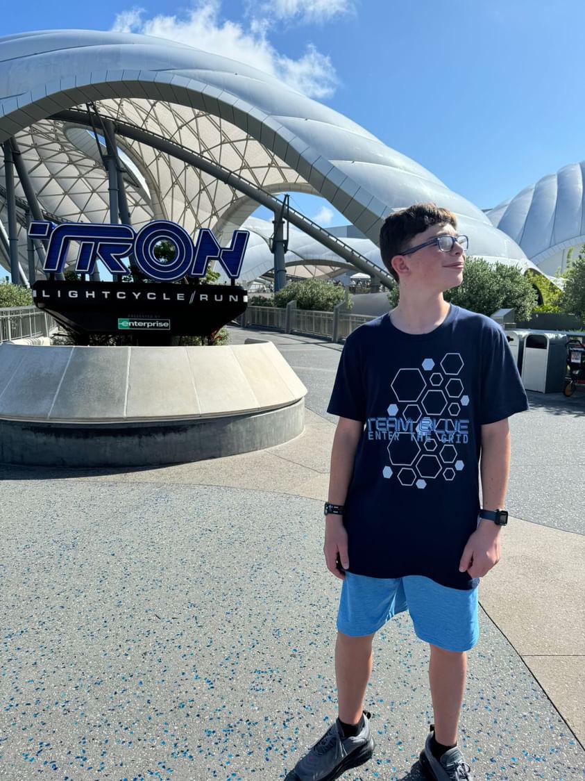 Tron 'Team Blue' Bella Canvas T-Shirt, Disney Family Shirt