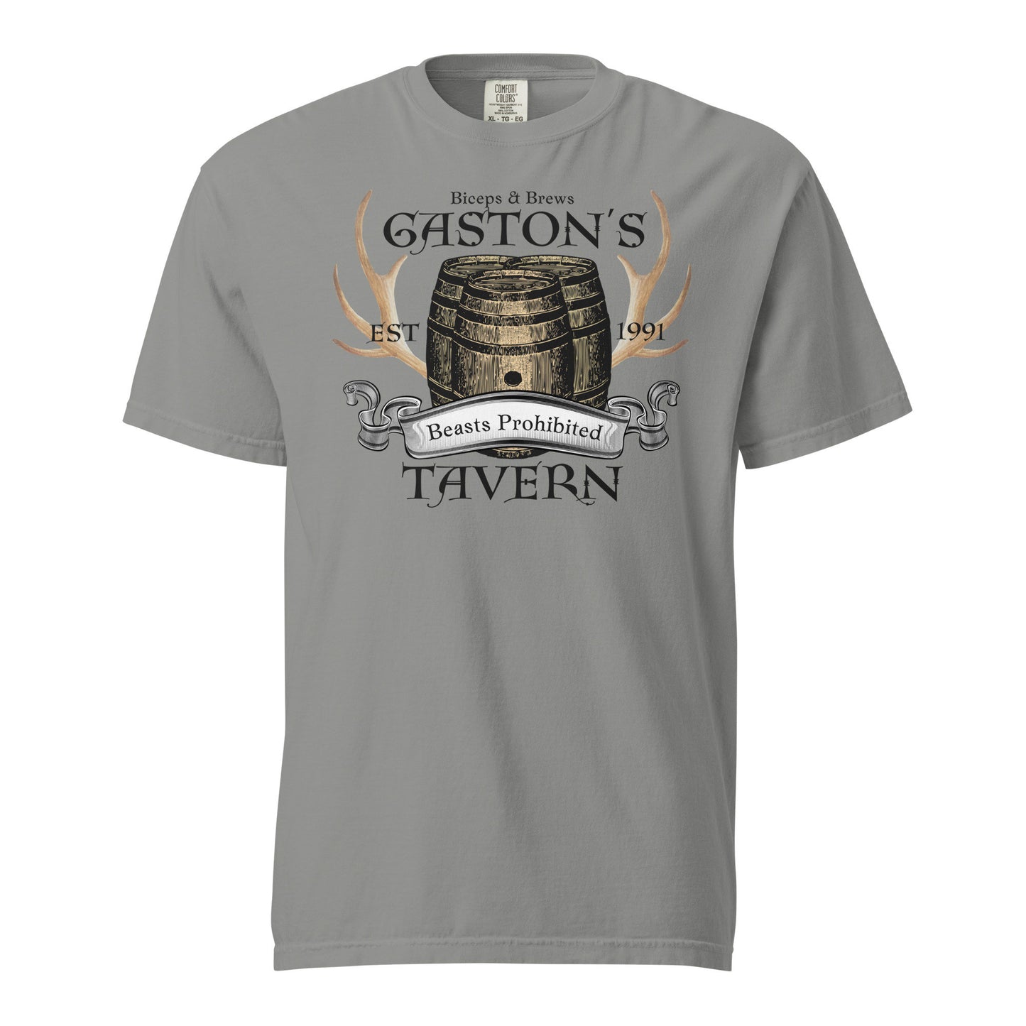 Gaston's Tavern Shirt: Comfort Colors Disneyland Family Tee