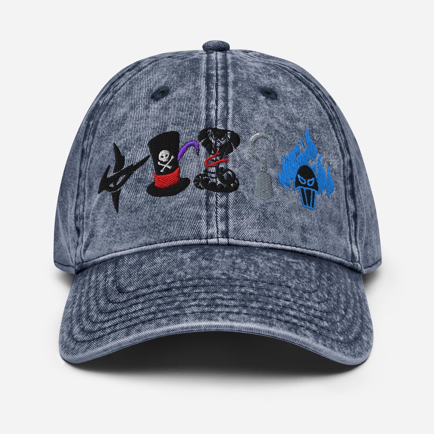 Disney Villains Embroidered Vintage Dad Hat | Halloween Otto Cap