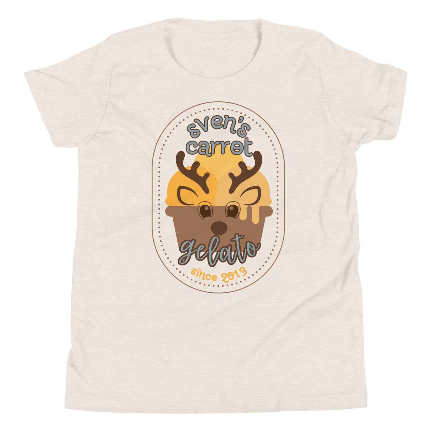 Sven's Carrot Gelato Disney Frozen Youth T-Shirt, Disneyland Family Vacation Shirt