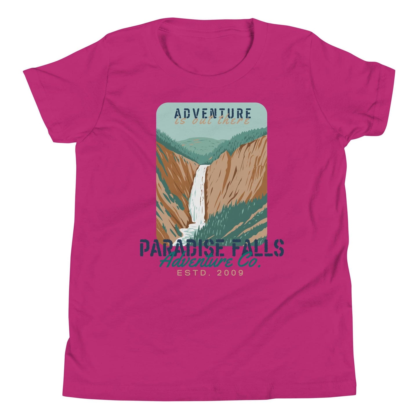 Adventure is Out There Youth Tee, Paradise Falls Design