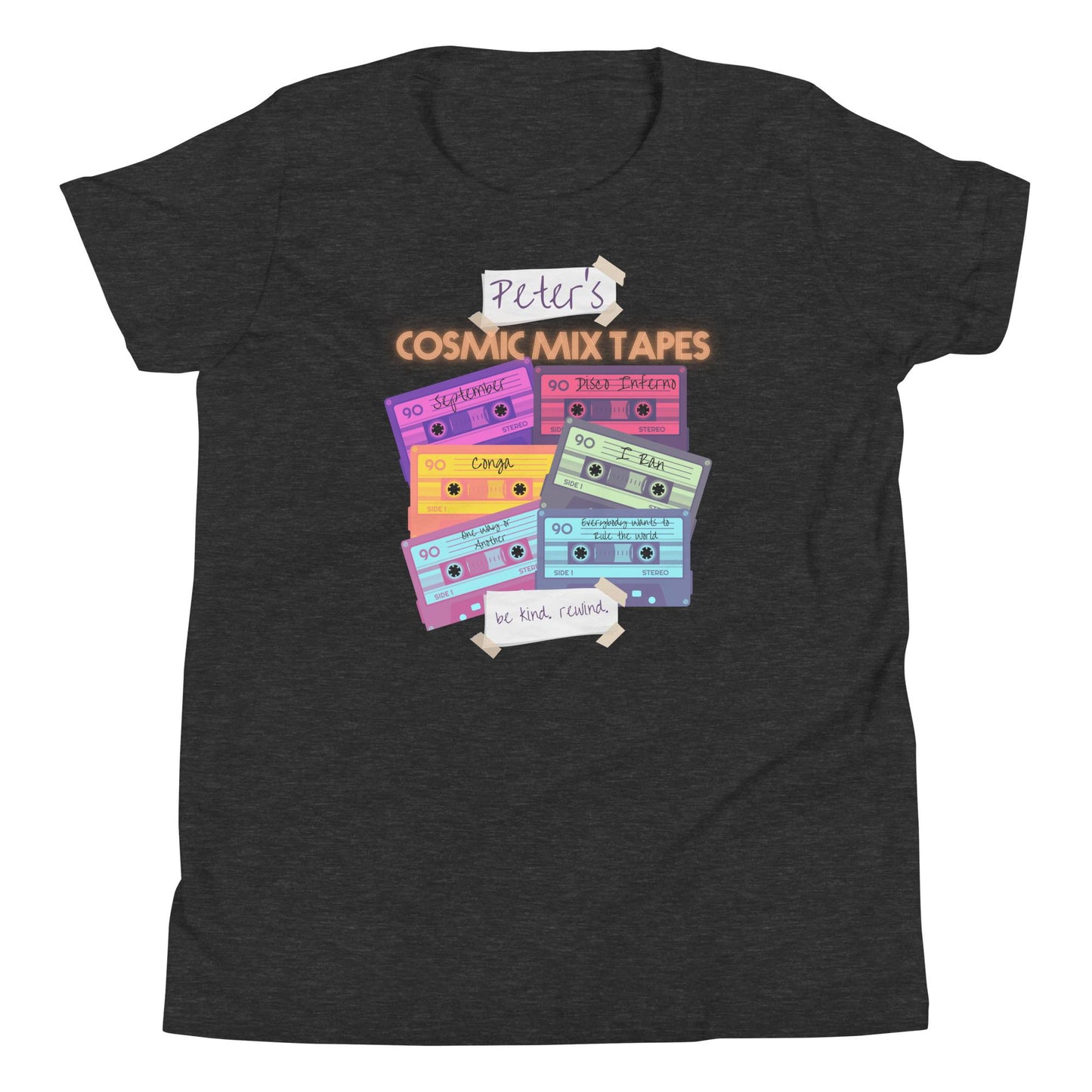 Guardians of the Galaxy Inspired Peter's Cosmic Mix Tape Youth Shirt, EPCOT Shirt