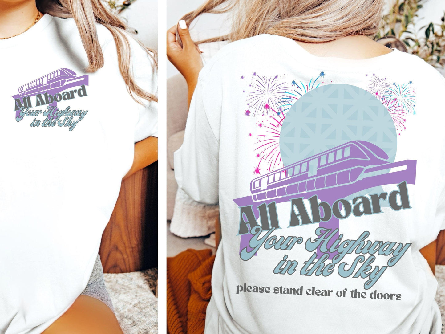 Disney Monorail Shirt, Highway in the Sky, Bella Canvas Unisex Tee