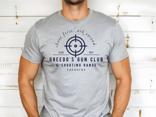 Greedo's Shooting Range Shirt, Star Wars Inspired Bella Canvas Tee