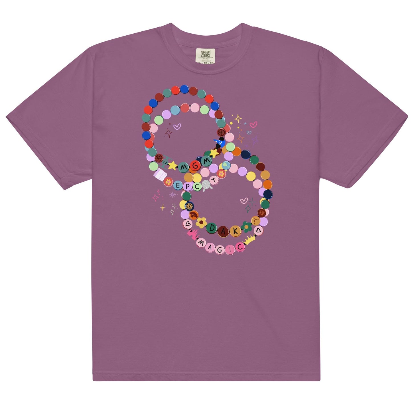 Disney Park Friendship Bracelet Tee, Matching Girls Trip Shirt
