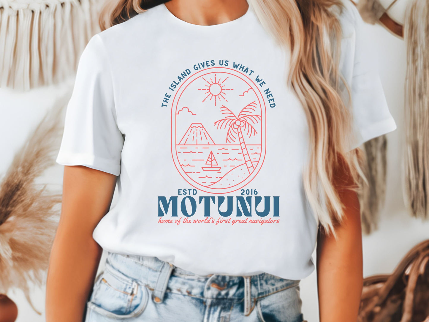 Motunui Island Moana Bella Canvas T-Shirt, Matching Family Disneyland Shirt