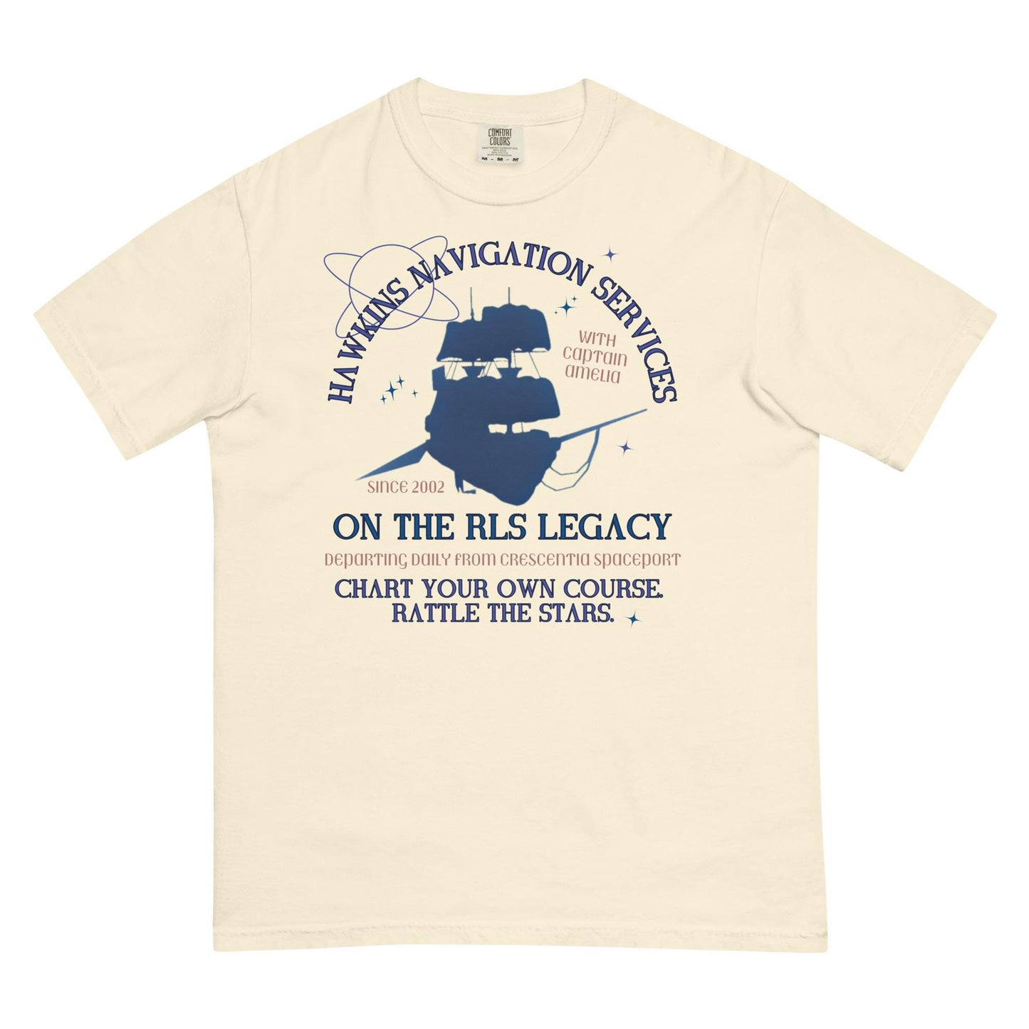 Treasure Planet Shirt: Jim Hawkins & Captain Amelia, Comfort Colors
