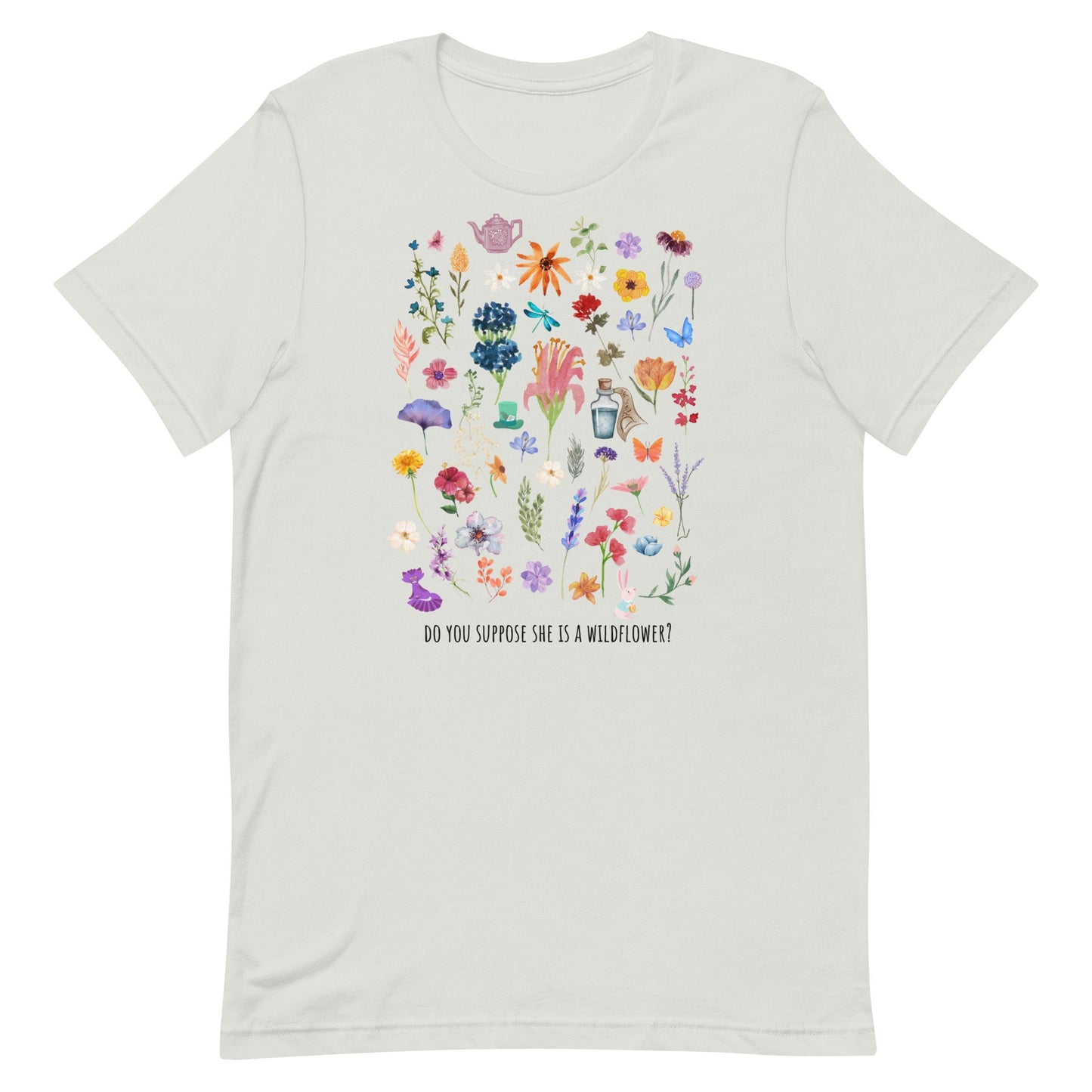 Alice in Wonderland T-Shirt, Wildflower Disney Bella Canvas Tee