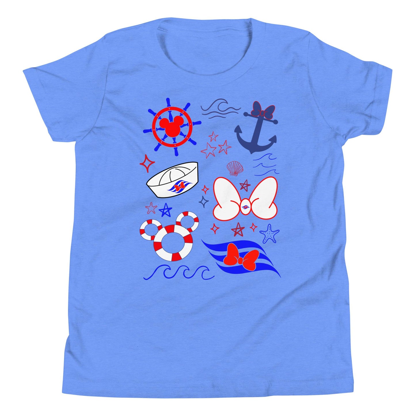 Disney Cruise Youth T-Shirt, Family Matching Doodle Design