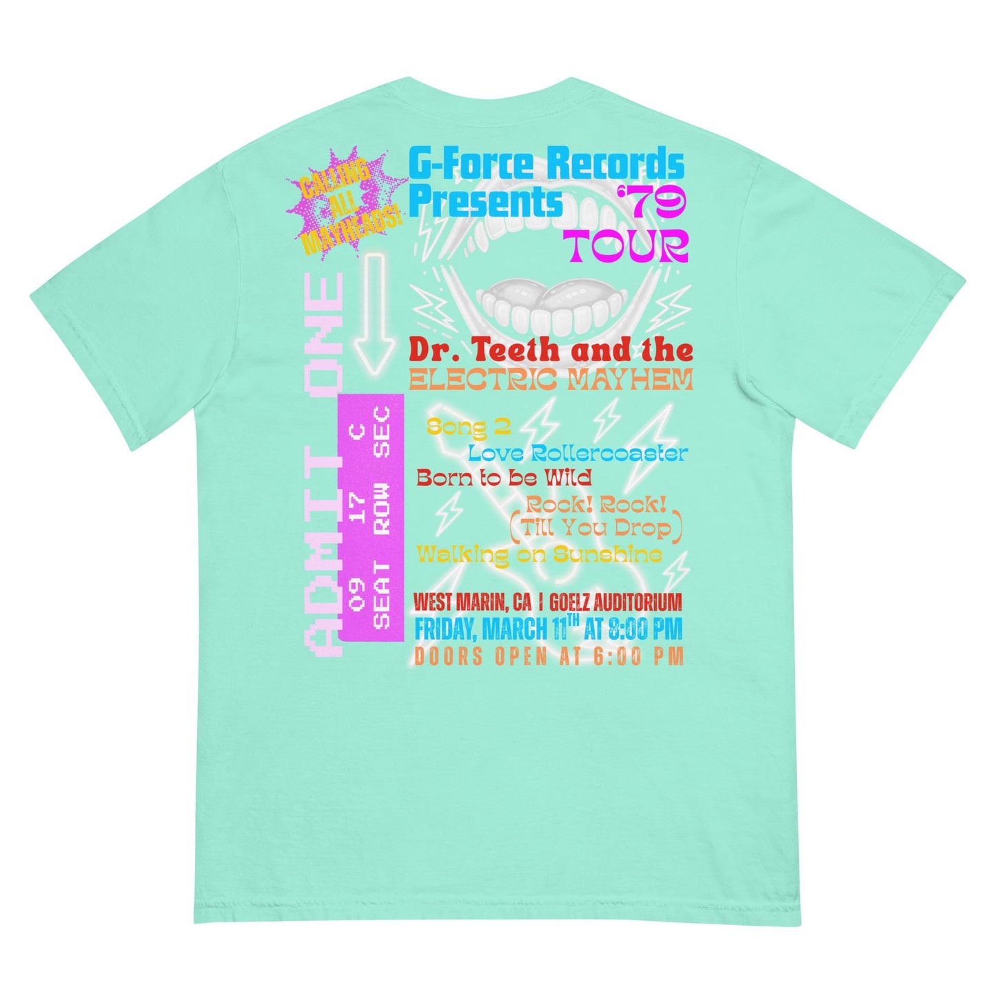 Muppets Rock n Roller Coaster Shirt