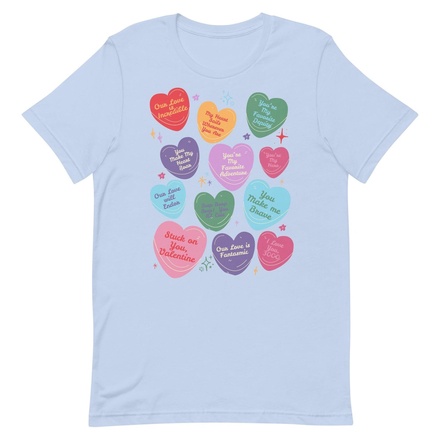 Subtle Disney-Inspired Valentine’s Day Shirt | Disney Conversation Hearts | Trendy Bella Canvas Shirt for Women