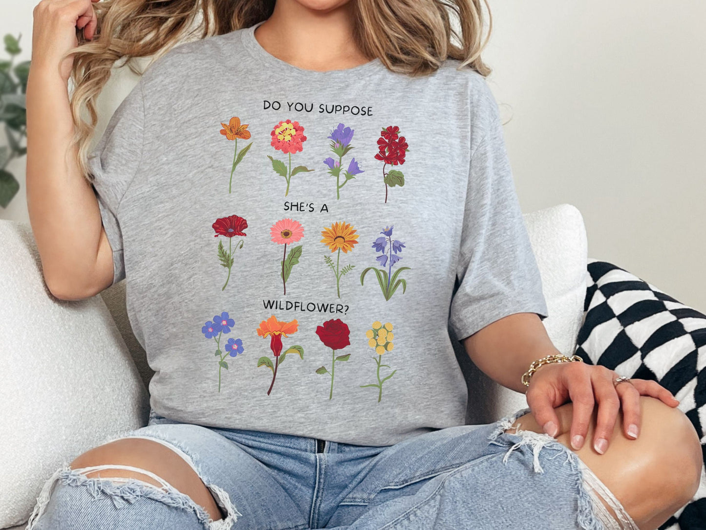 Alice in Wonderland Wildflower T-Shirt – Subtle Disney Bella Canvas Tee
