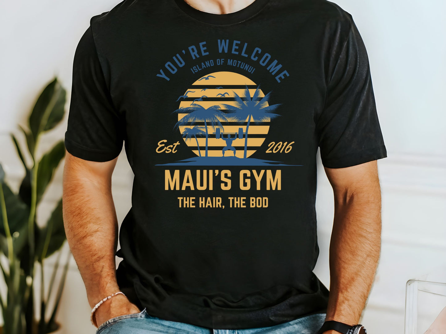 Maui's Gym T-Shirt, Moana Inspired, Disney Family Shirt