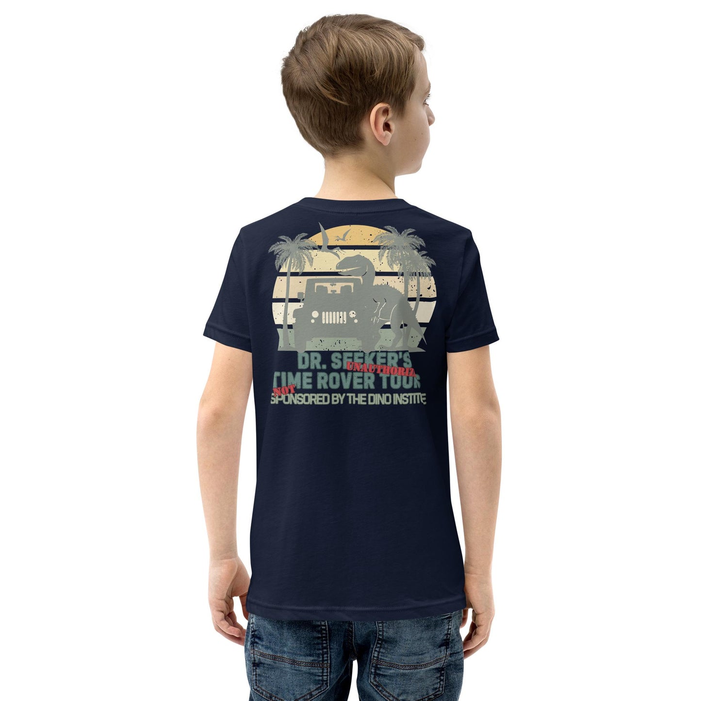 Not Our Dino Youth Shirt, Dinoland Design