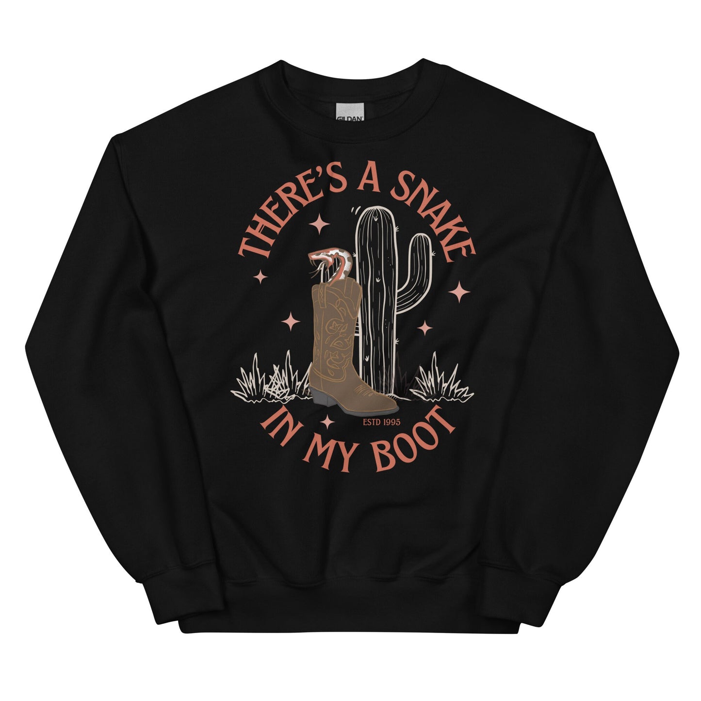 There's a Snake in My Boot Sweatshirt, Subtle Disney Family Matching Crewneck