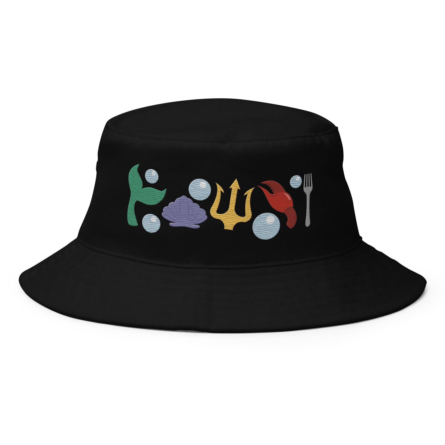 Little Mermaid Inspired Bucket Hat, Disney Princess Cotton Twill Hat
