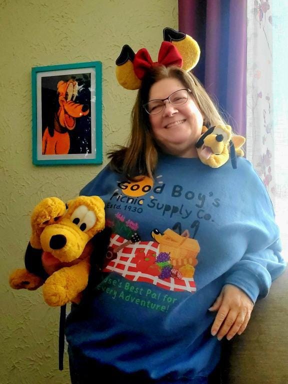 Pluto Inspired Disney Crewneck Sweatshirt, Good Boy's Picnic Co.
