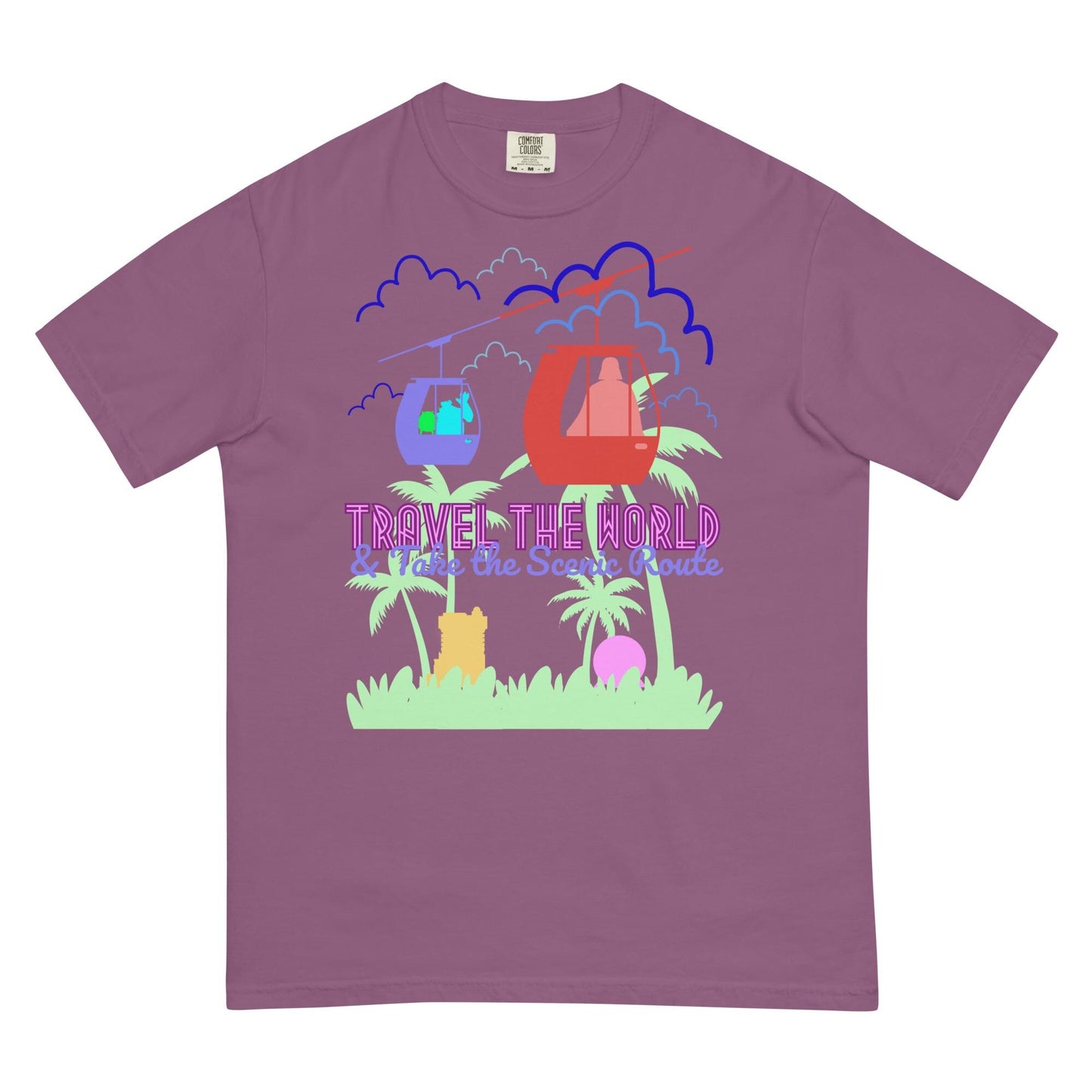 Disney Skyliner Comfort Colors T-Shirt, Park Hopping Family Shirts