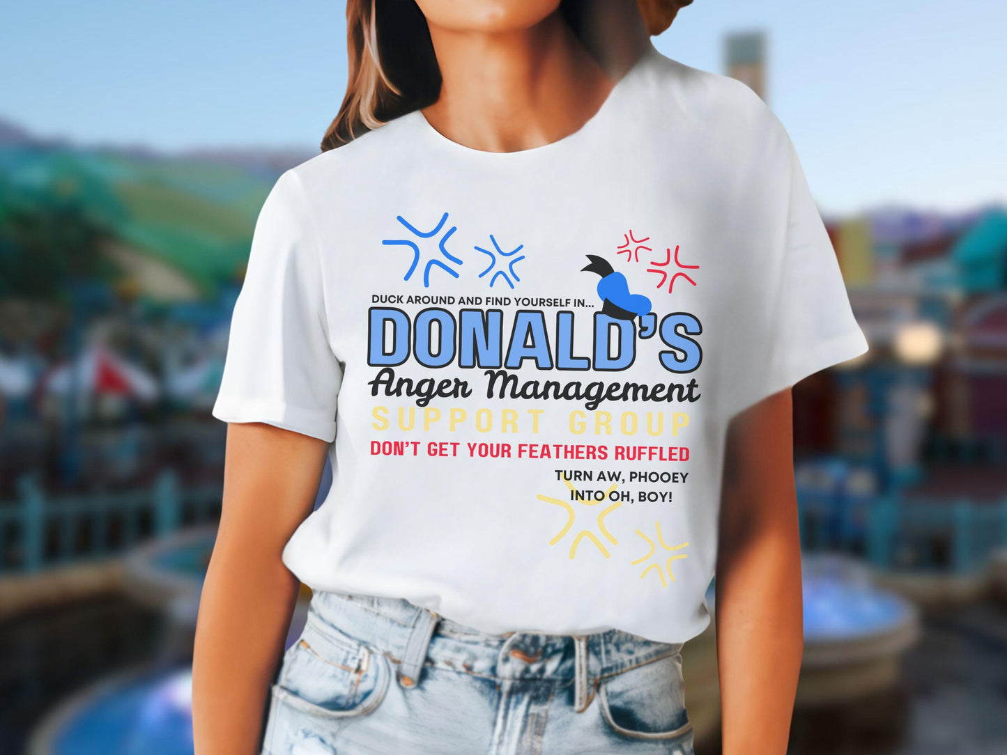 Funny Donald Duck Anger Management Shirt – Disney Graphic Tee