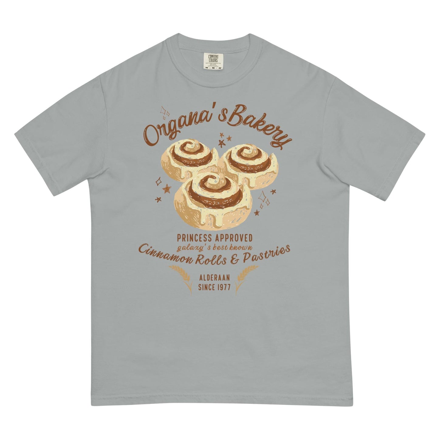 Princess Leia Cinnamon Rolls Comfort Colors Shirt