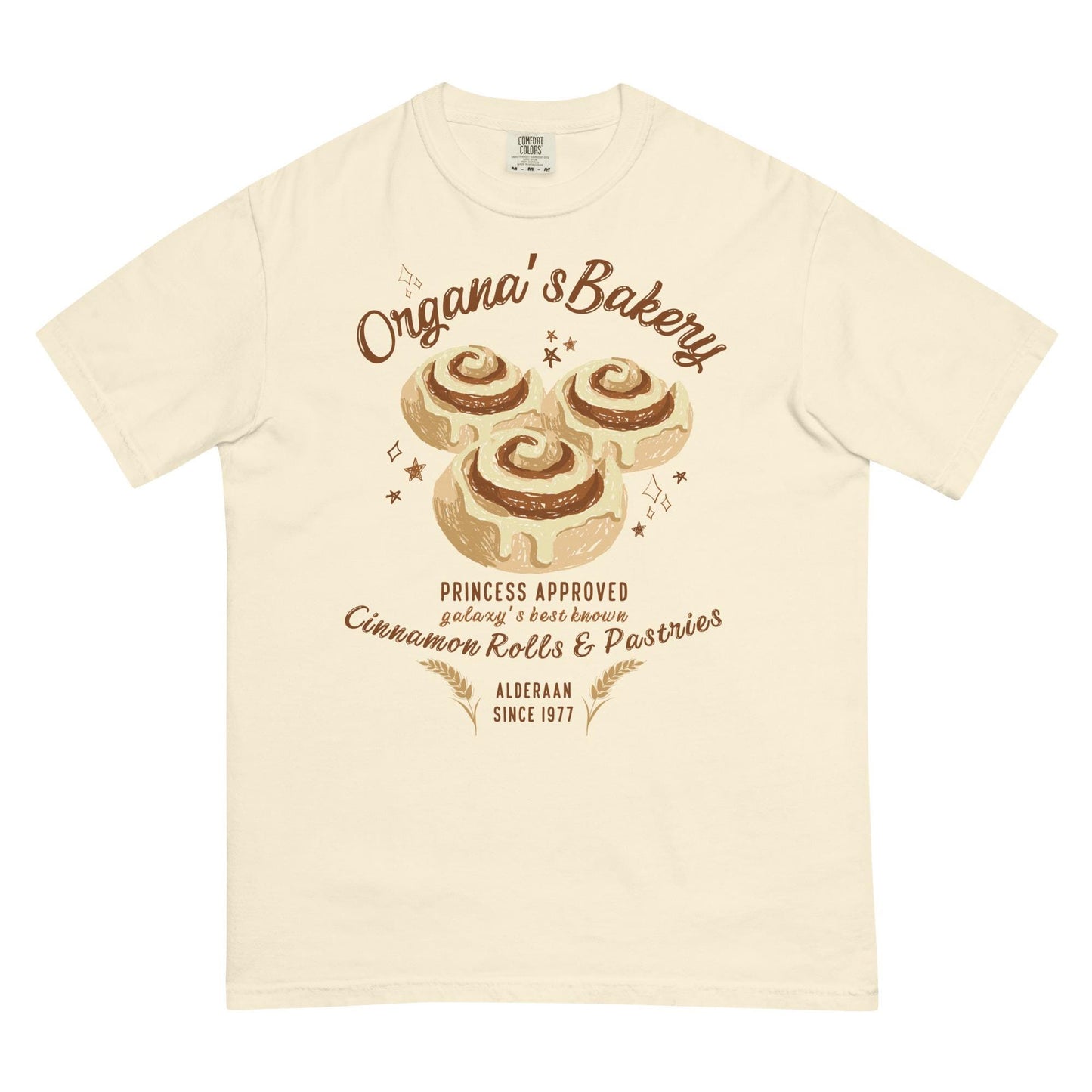 Princess Leia Cinnamon Rolls Comfort Colors Shirt