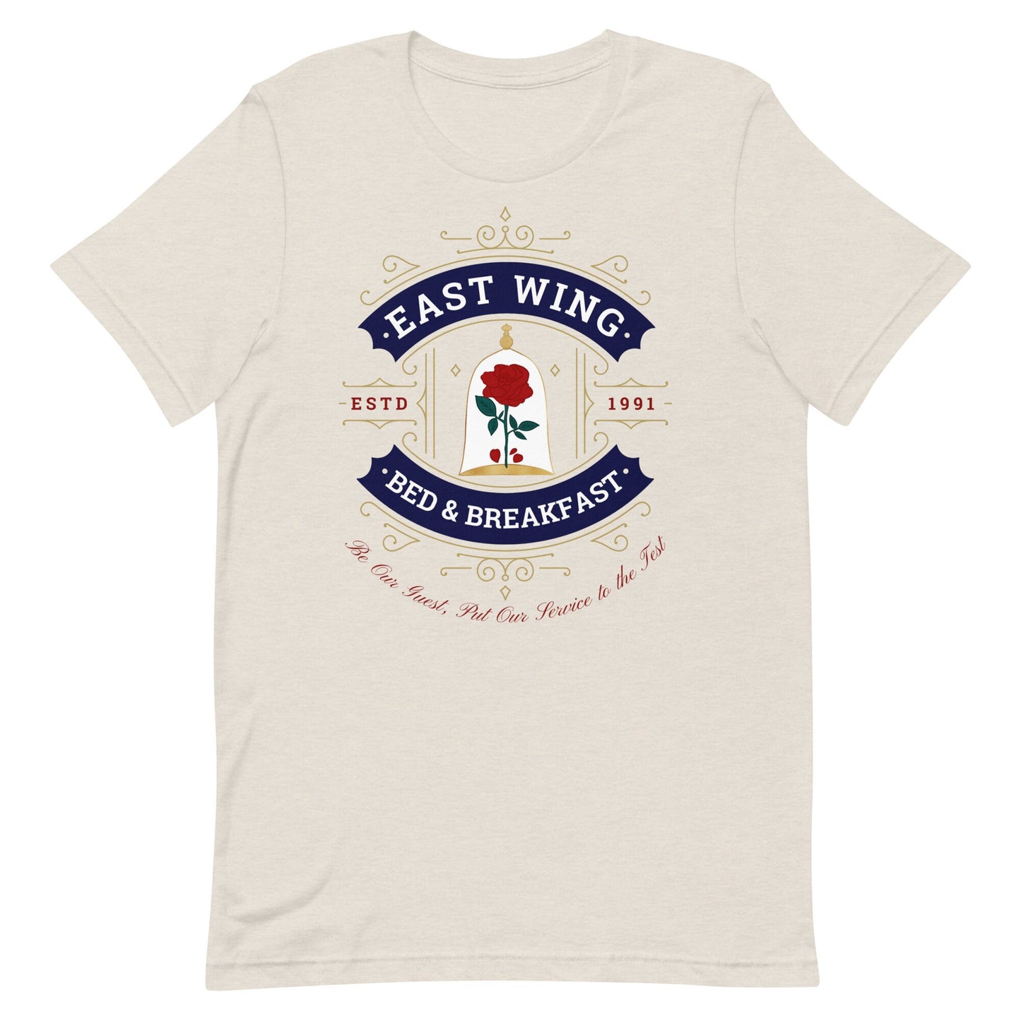 Be Our Guest Disney Shirt, East Wing Bed & Breakfast Bella Canvas Tee