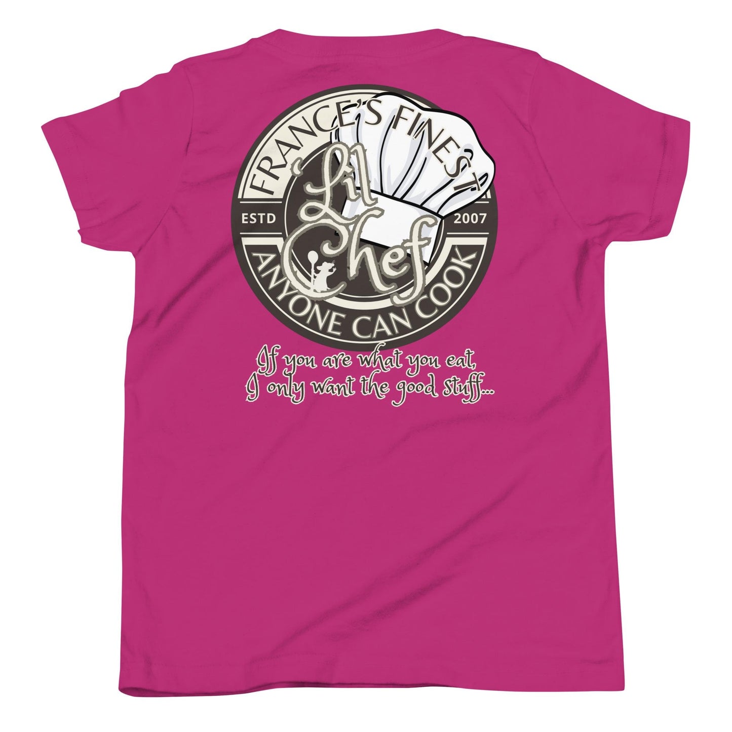 Lil Chef Remy Ratatouille Bella Canvas Youth Shirt