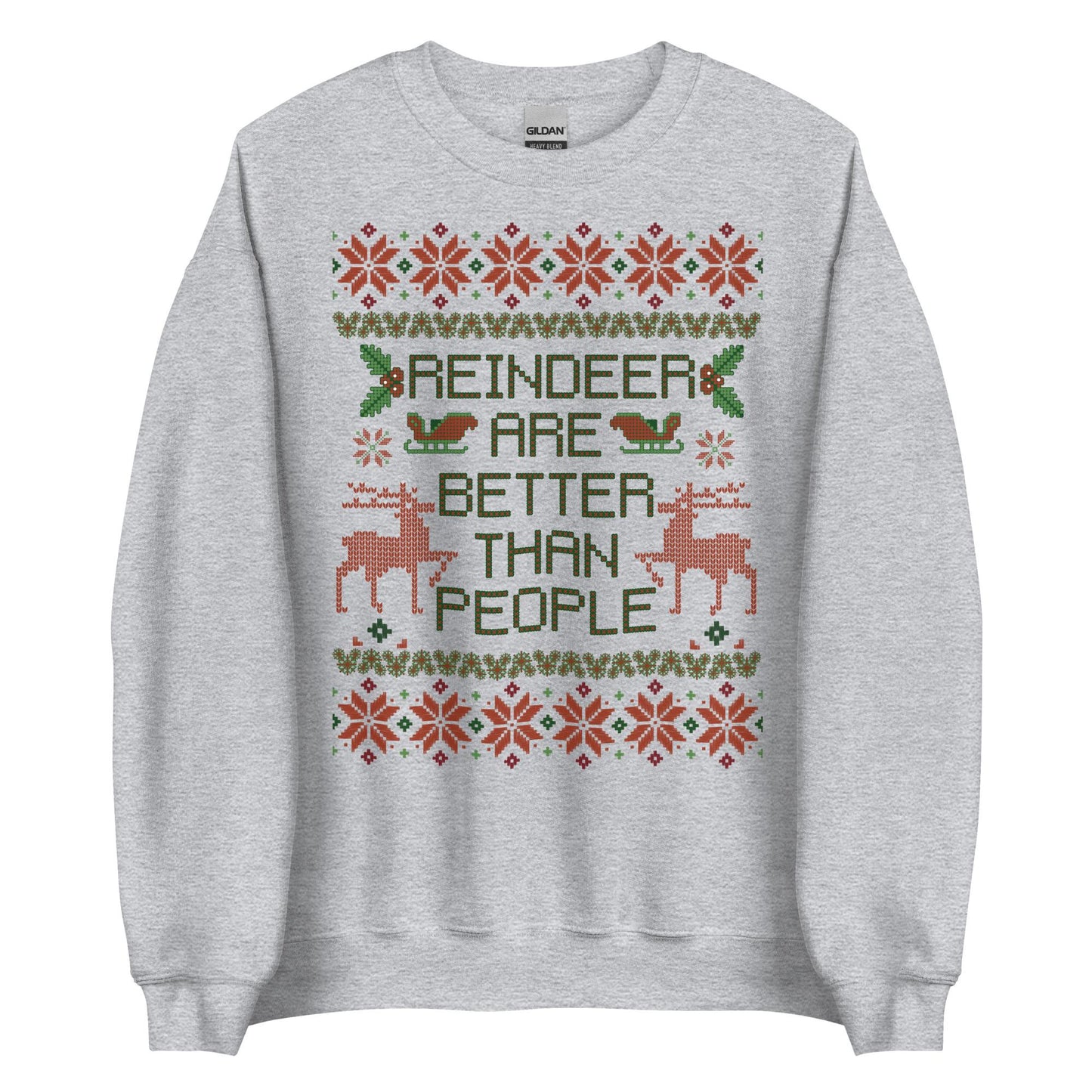 Frozen Christmas Sweatshirt, Reindeer are Better, Disney EPCOT Family Shirt