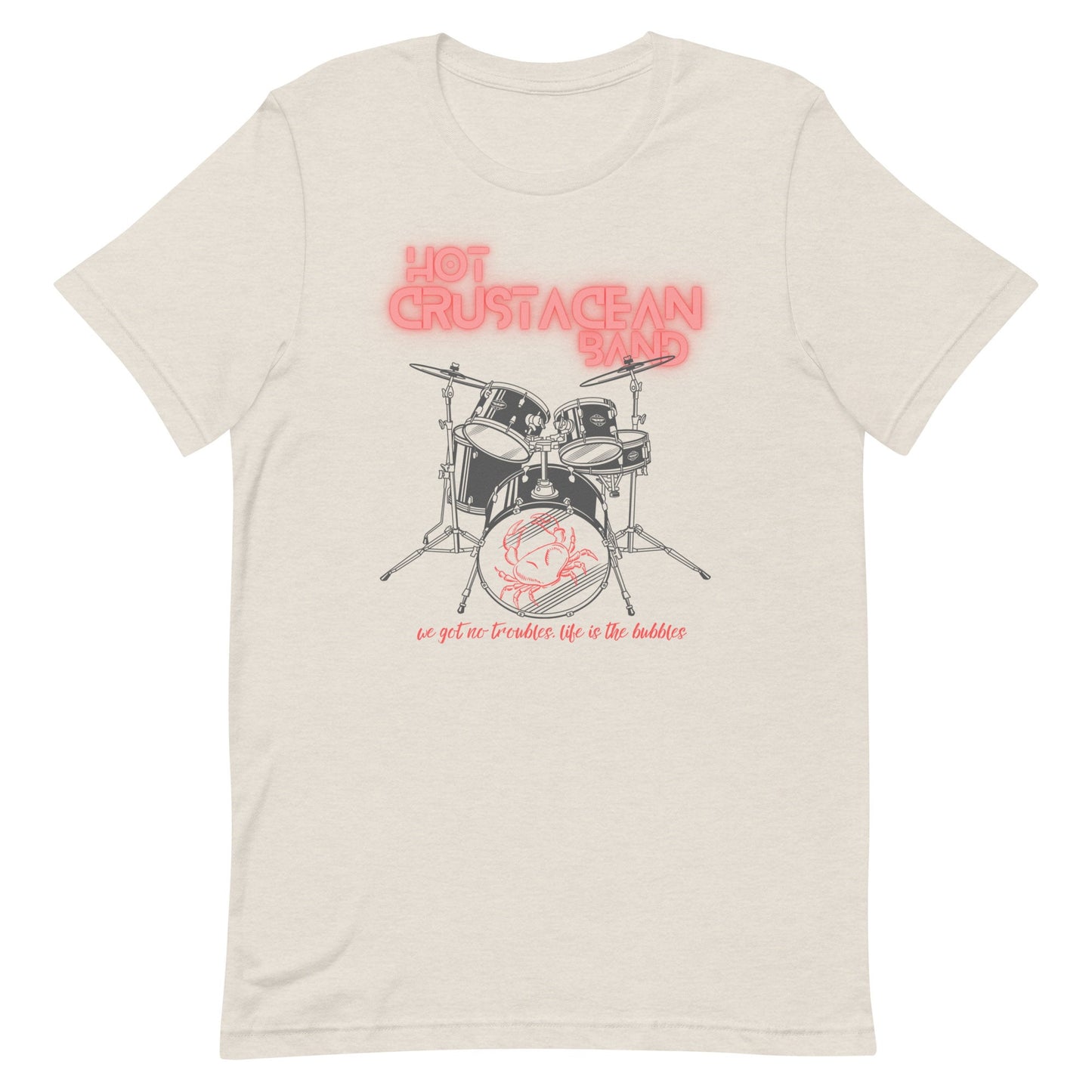 Hot Crustacean Band Bella Canvas Shirt, Subtle Disney Dad Tee