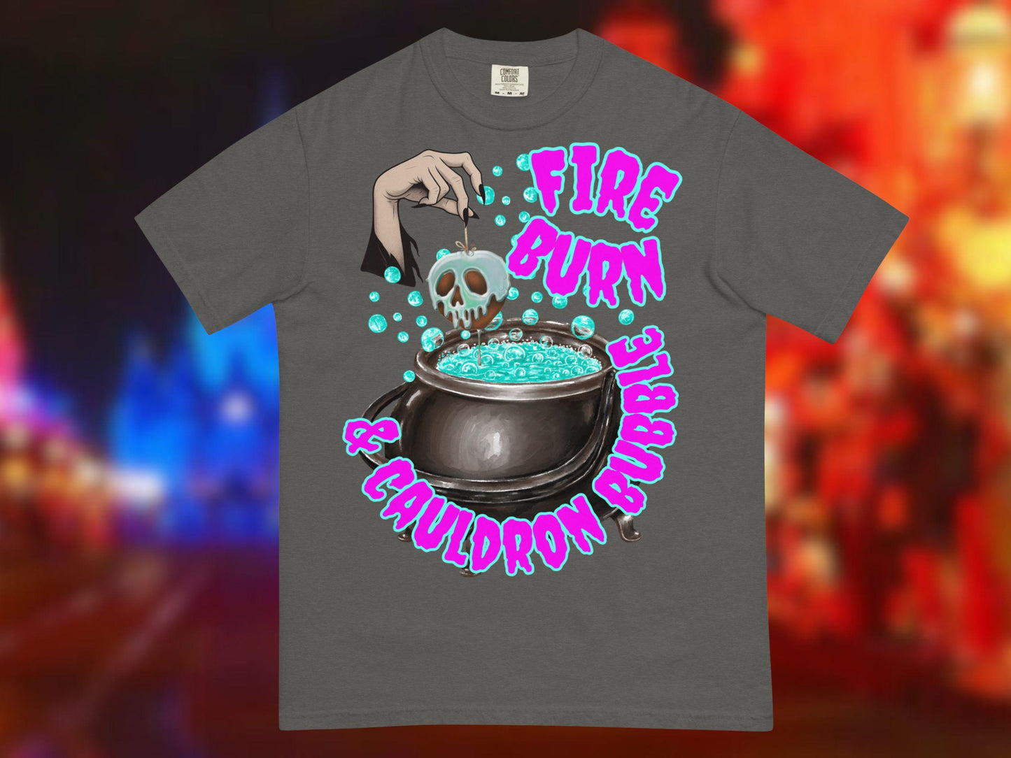Evil Queen Disney Halloween Shirt, Acid Wash Comfort Colors Tee