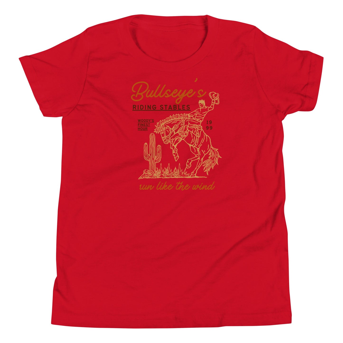 Bullseye's Riding Stables Youth Tee, Subtle Disney Family Shirt
