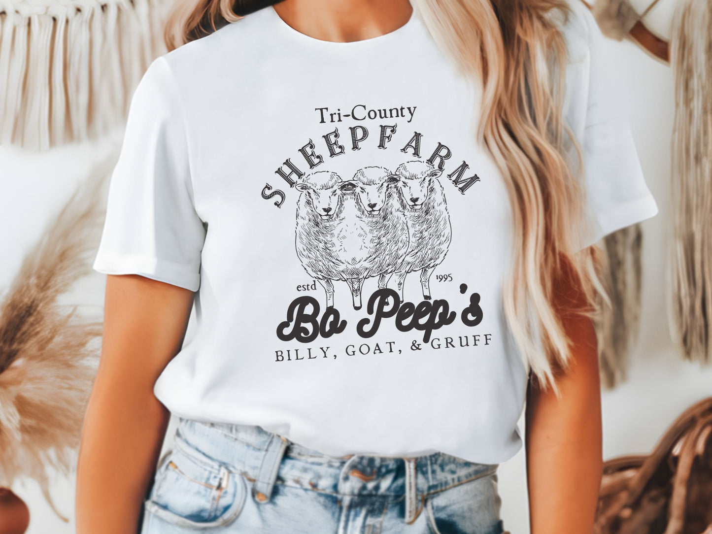 Bo Peep's Sheep Farm T-Shirt, Subtle Disney Family Tee