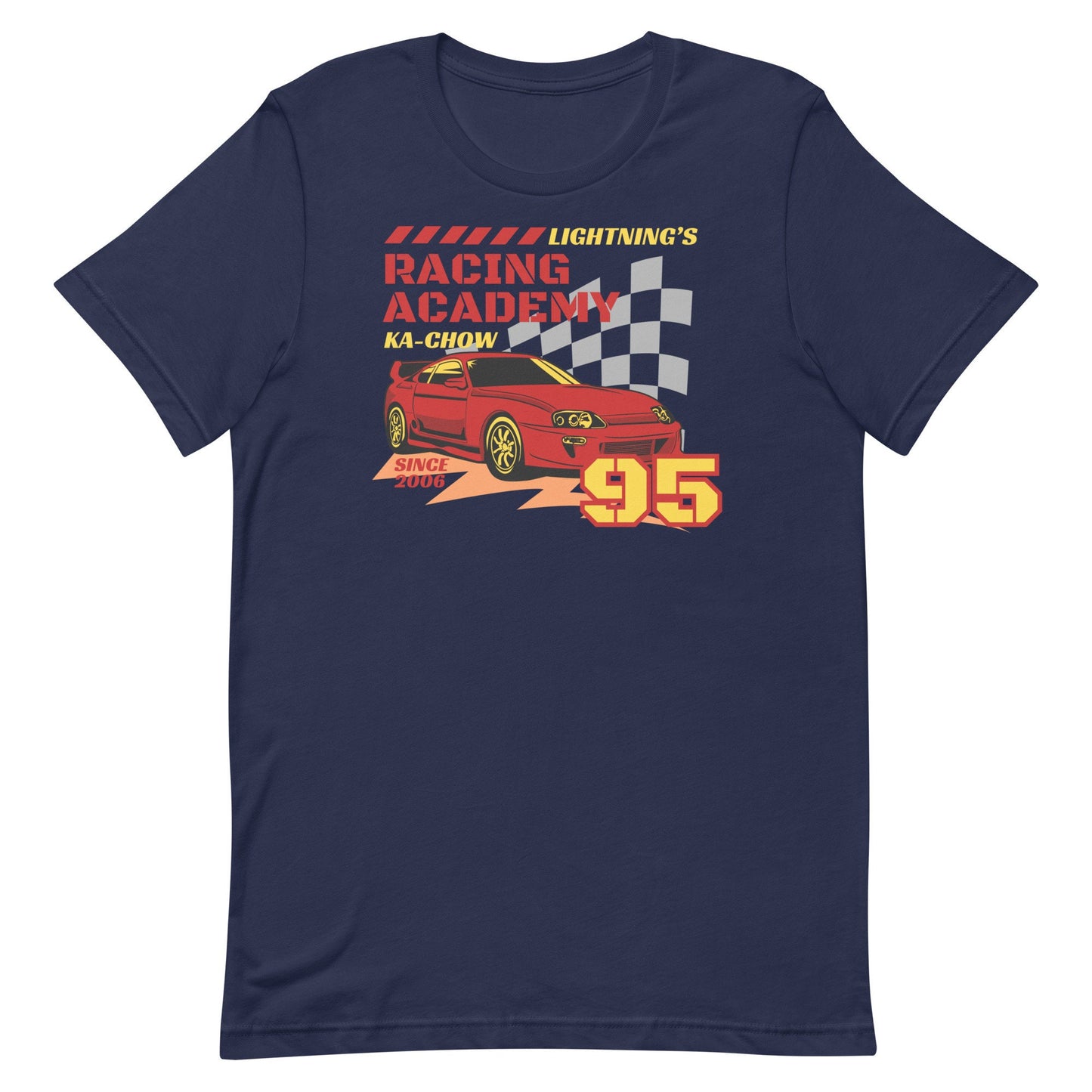 Lightning McQueens Racing Academy Disney Cars Shirt, Bella Canvas Unisex Tee