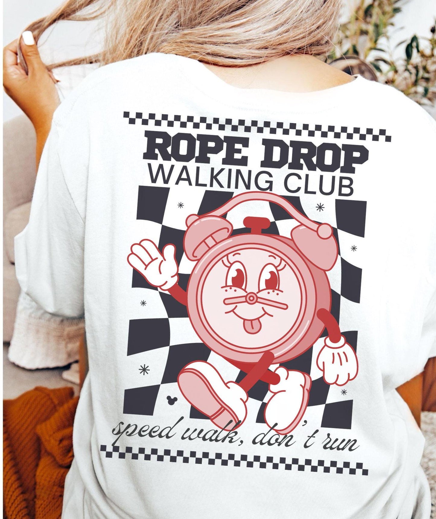 Rope Drop Walking Club Shirt, Subtle Disney Family Tee