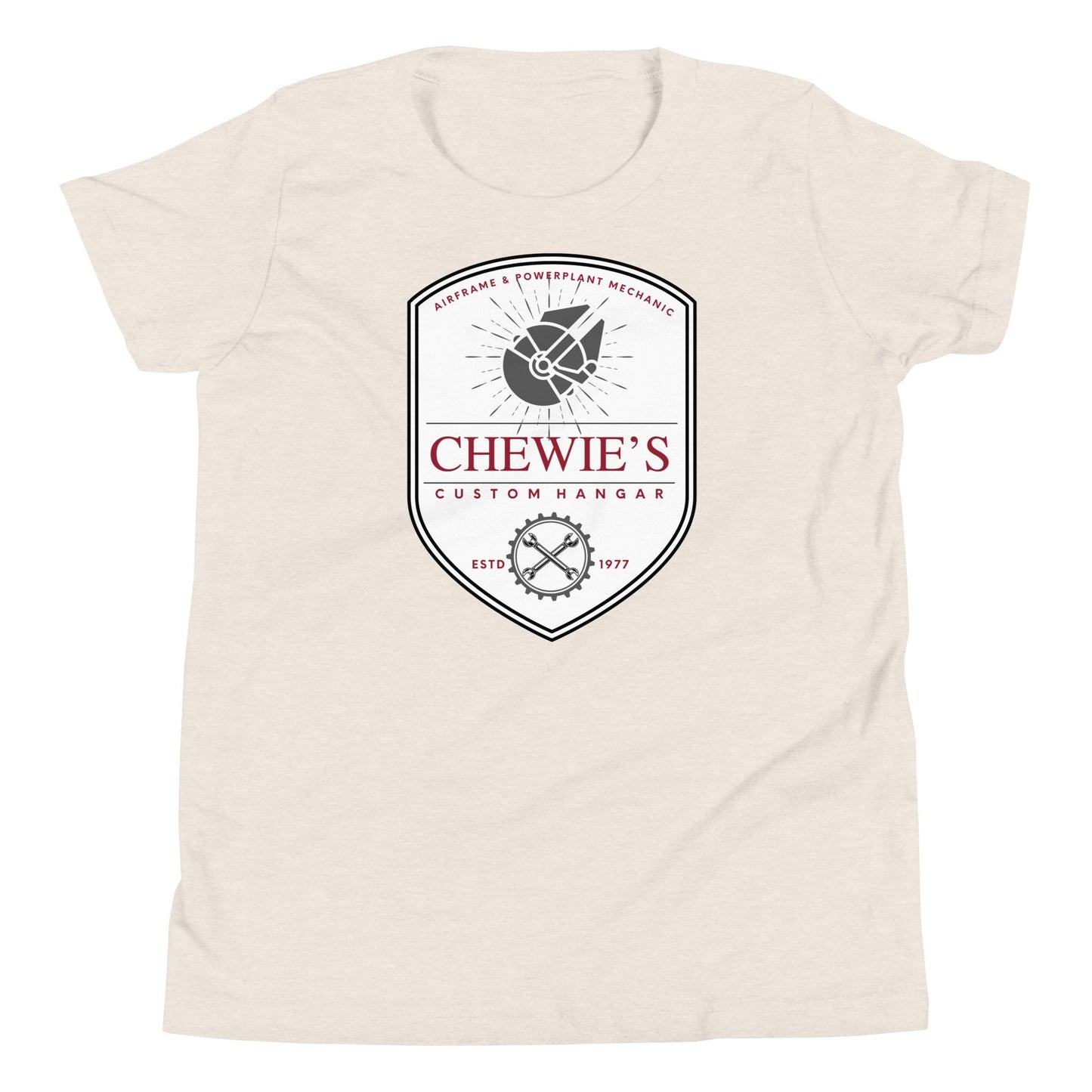 Chewie's Repair Shop Youth T-Shirt, Subtle Star Wars Disney Family Shirts