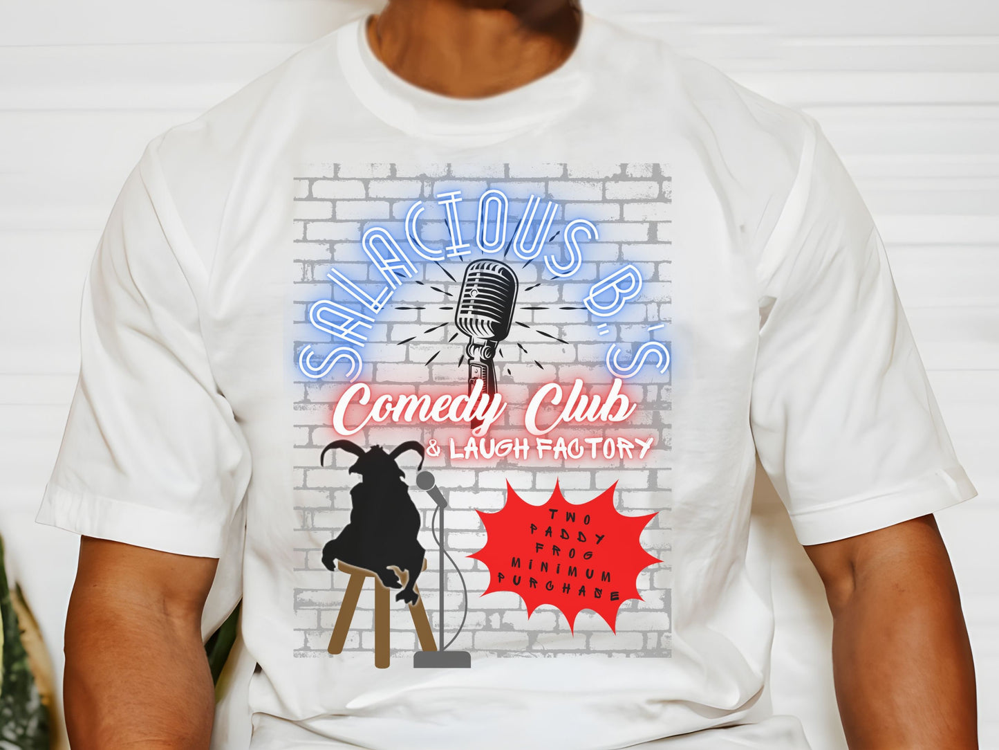 Salacious B's Comedy Club T-Shirt, Subtle Star Wars Disney Fan Tee