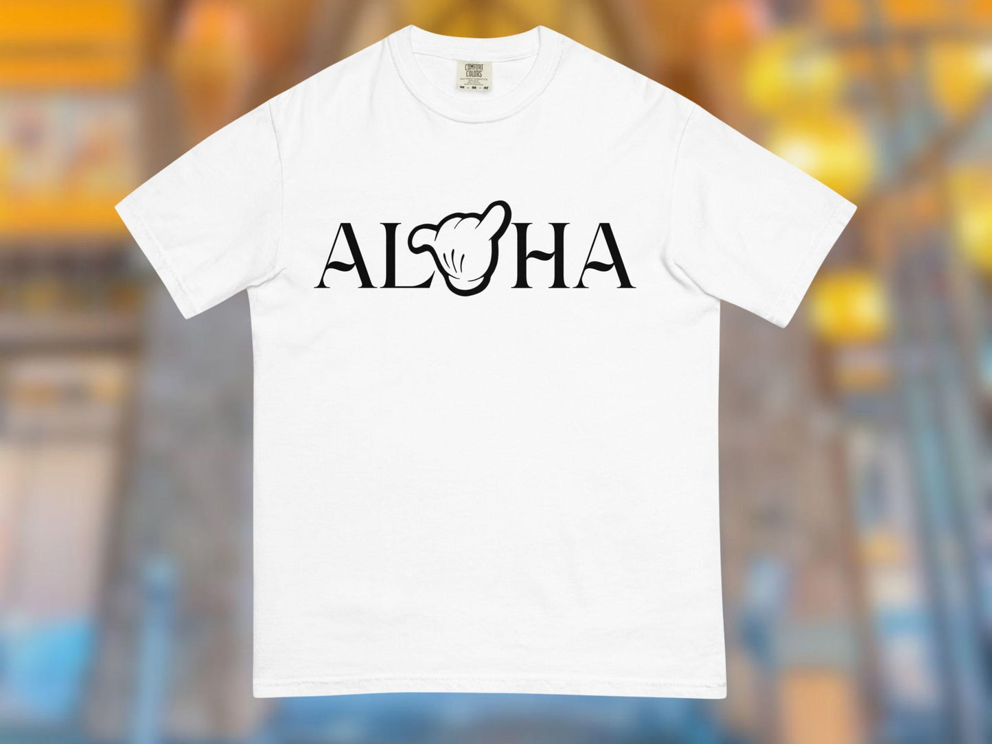 Disney Aulani Aloha Mickey Shaka Hand Comfort Colors Shirt