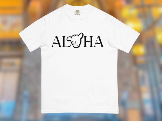 Disney Aulani Aloha Mickey Shaka Hand Comfort Colors Shirt