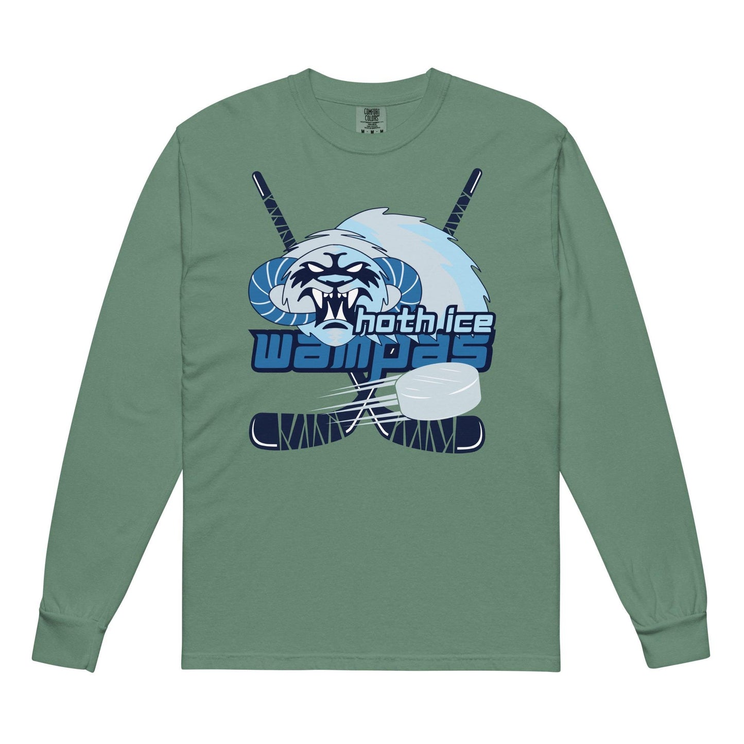 Hoth Ice Wampas Hockey Star Wars Long Sleeve Comfort Colors Shirt
